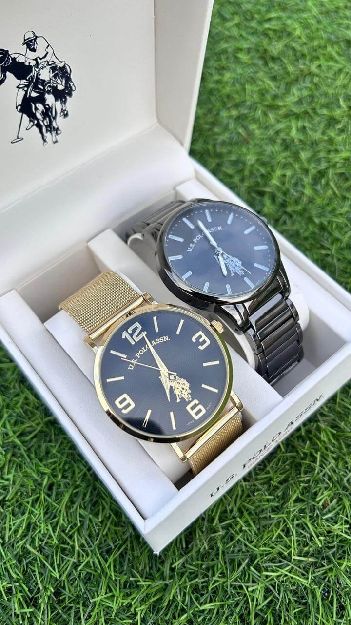 22. Set de Relojes U.S. Polo Assn. para Hombre – 2 Piezas. 2 Set De Relojes Us Polo Assn Para Hombre 2 Piezas - Imagen 1