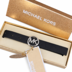 Cinturón Mujer Michael Kors Negro con Logo MK