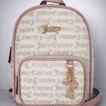 Mochila Mujer Juicy Couture – Color Beige con detalles Rosa